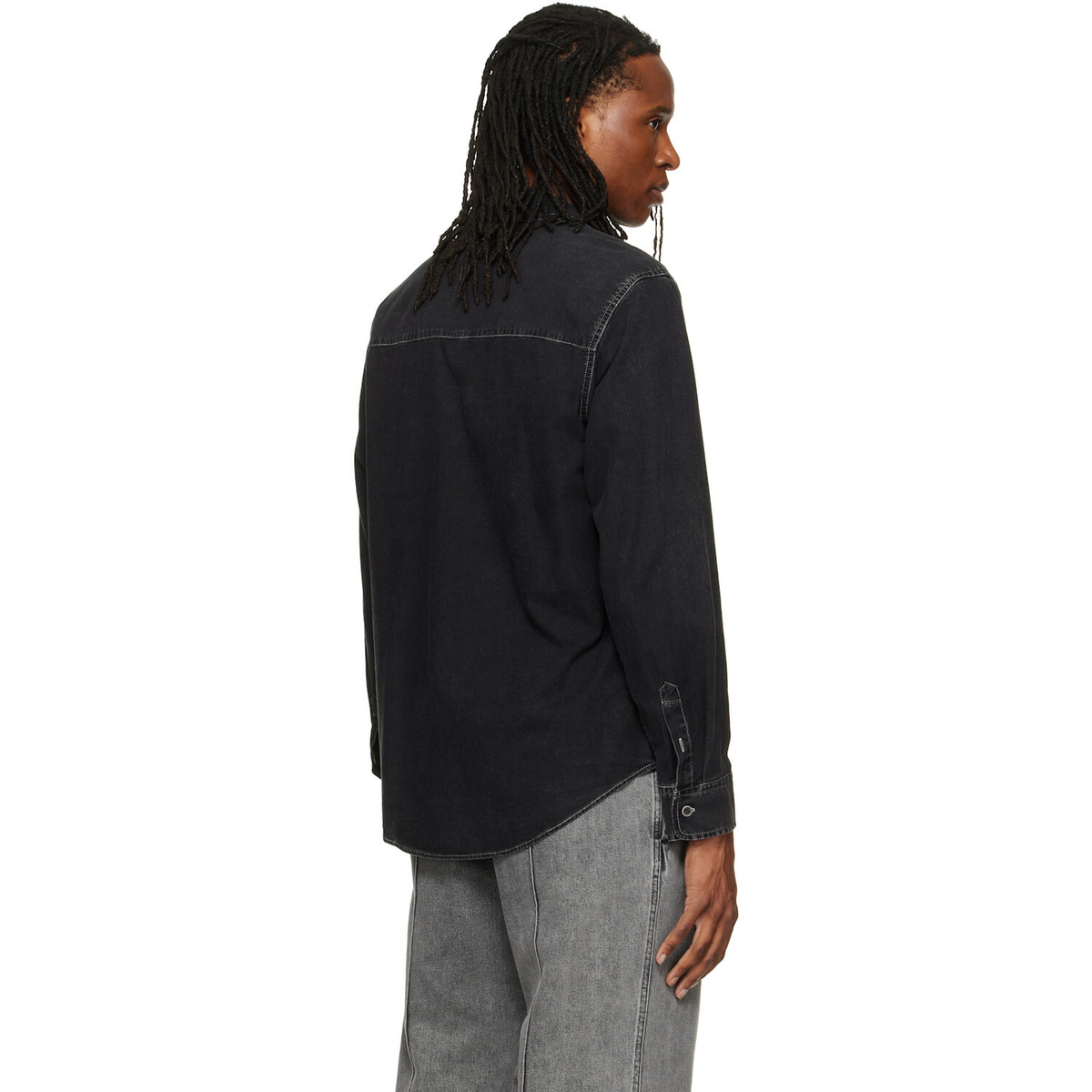 Isabel Marant Black Viken Denim Shirt