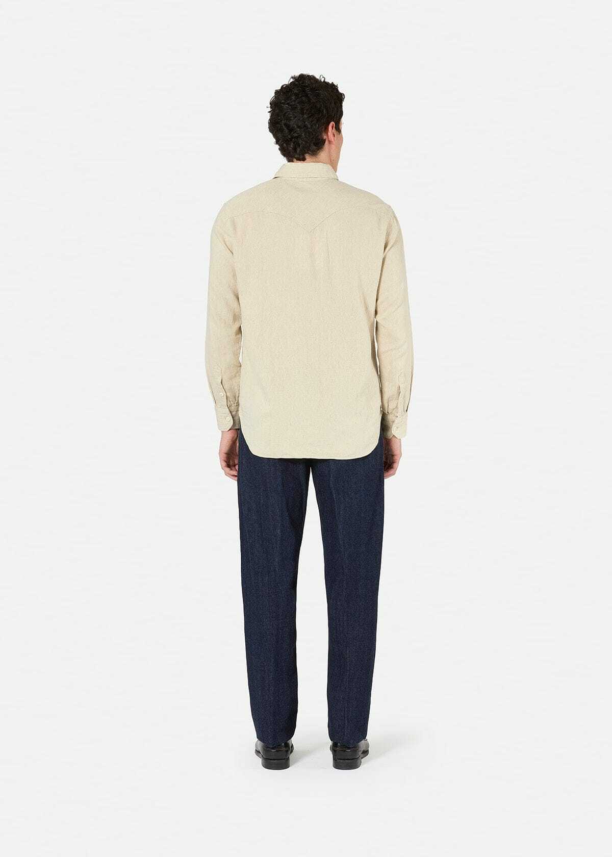 doppiaa Aantide Western Chambray Shirt