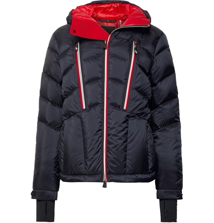 Photo: Moncler Grenoble - Arnensee Slim-Fit Quilted Down Ski Jacket - Blue