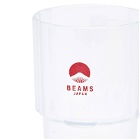 BEAMS JAPAN Stacking Cup in Clear/Red