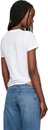 rag & bone White 'The Slub Vee' T-shirt