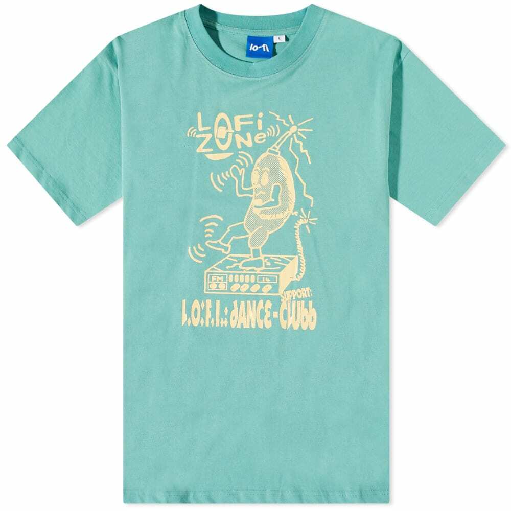 LoFi Men's Dance Club TShirt in Seafoam LoFi