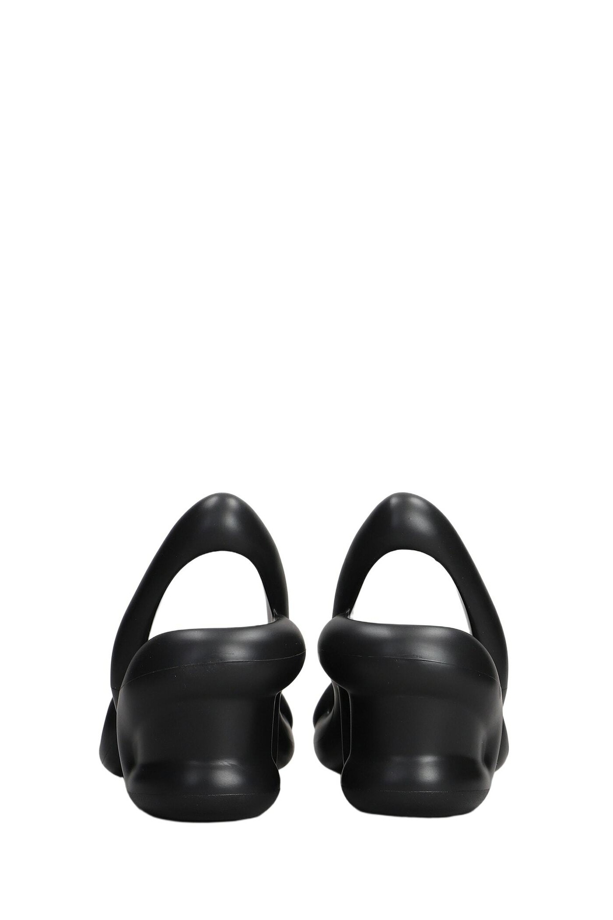 Camper Kobarah Sandals In Black Rubber/plasic