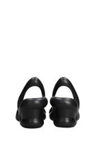 Camper Kobarah Sandals In Black Rubber/plasic