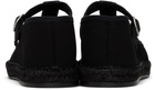 Bode Black Peggy Espadrilles