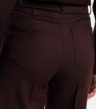 Victoria Beckham Alina virgin wool wide-leg pants