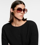 Chloé Tubolar oversized sunglasses
