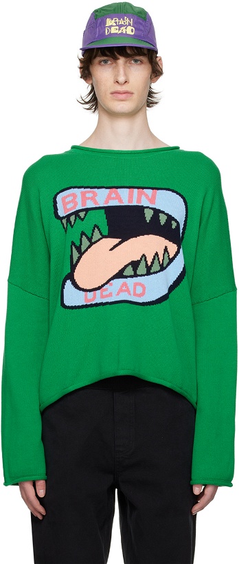 Photo: Brain Dead Green Big Bite Sweater