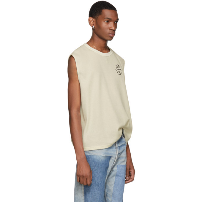 St-Henri SSENSE Exclusive Beige Peace T-Shirt