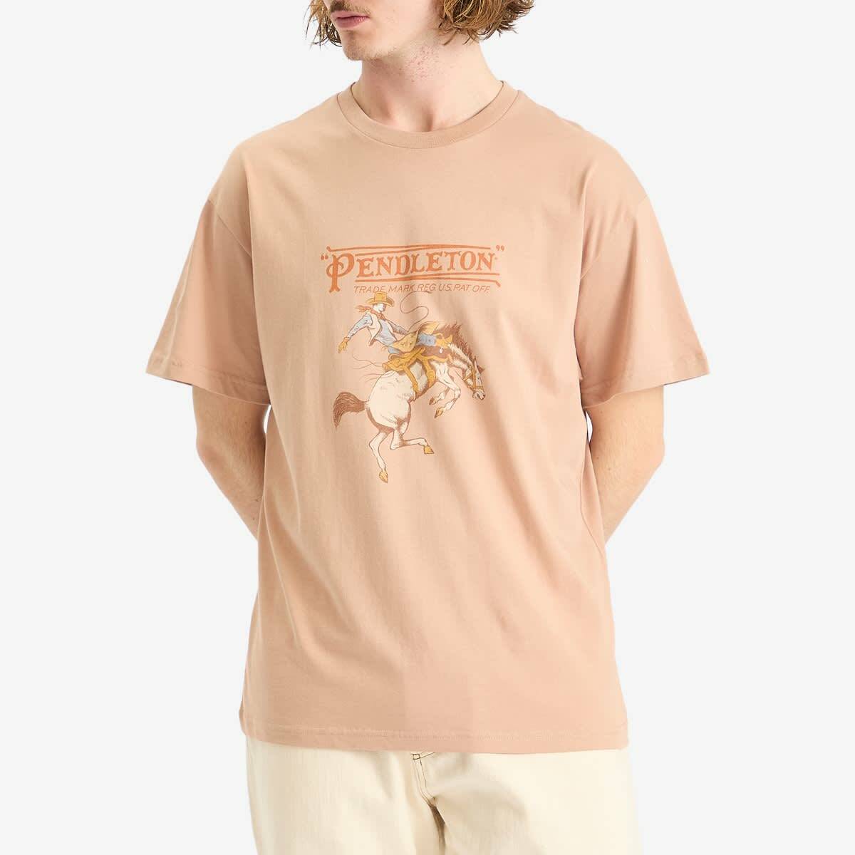 Pendleton Men's Rodeo T-Shirt in Khaki