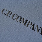 C.P. Company Undersixteen Men's Centre Logo Back Print Tee in Infinity