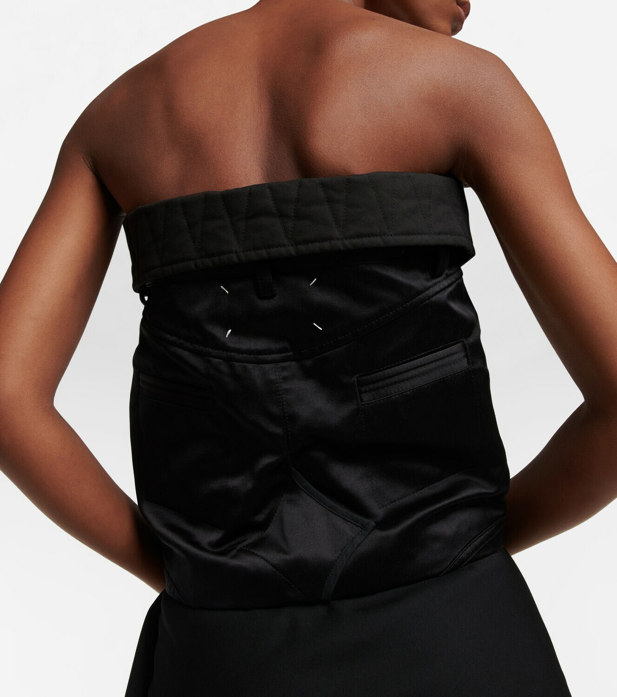 Maison Margiela - Silk satin corset