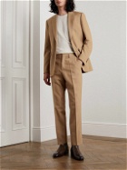 Burberry - Clarence Slim-Fit Wool and Silk-Blend Twill Suit Trousers - Brown