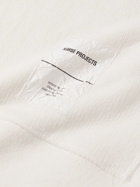 Norse Projects - Kristian Logo-Appliquéd Organic Cotton-Jersey Hoodie - Neutrals