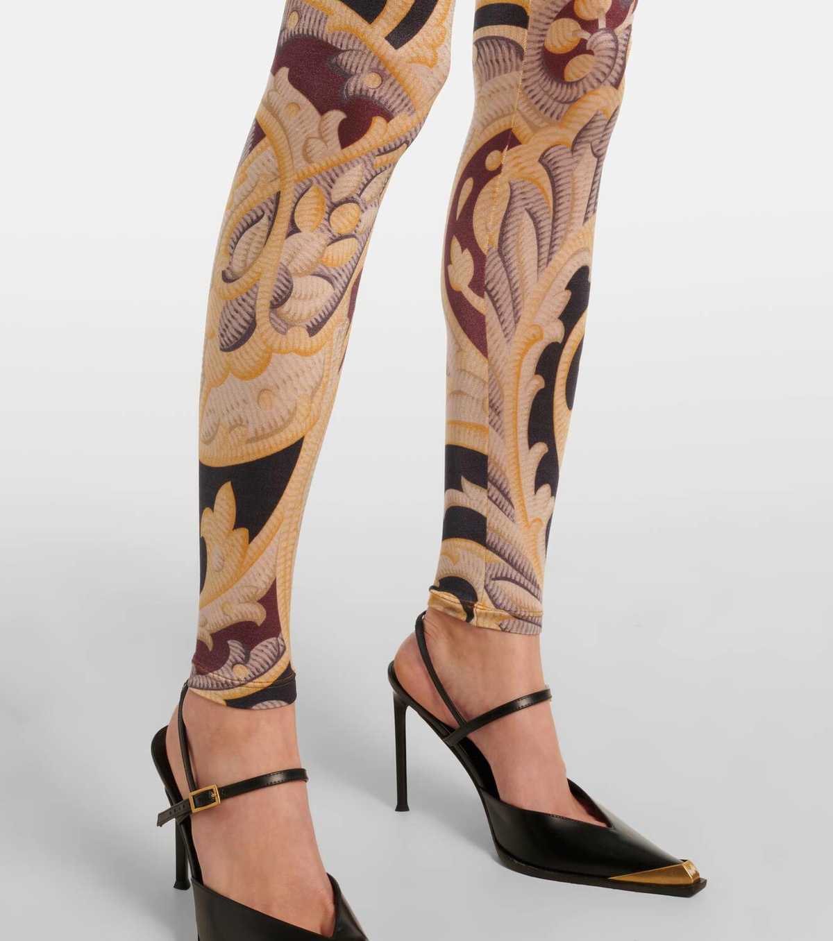Wolford x Etro Baroque paisley leggings