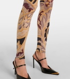 Wolford x Etro Baroque paisley leggings