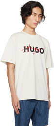 Hugo Green Embroidered T-Shirt