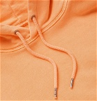J.Crew - Garment-Dyed Loopback Cotton-Jersey Hoodie - Orange