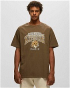 Maison Kitsune Campus Fox Relaxed Tee Brown - Mens - Shortsleeves