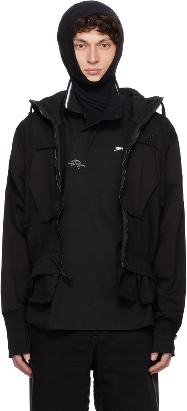 Photo: Prototypes Black Toggle Hoodie