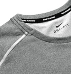 Nike Running - Element Mélange Dri-FIT Running T-Shirt - Gray