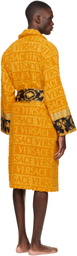 Versace Yellow 'I Heart Baroque' Bathrobe