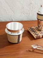 Brunello Cucinelli - Steel, Raffia and Leather Ice Bucket