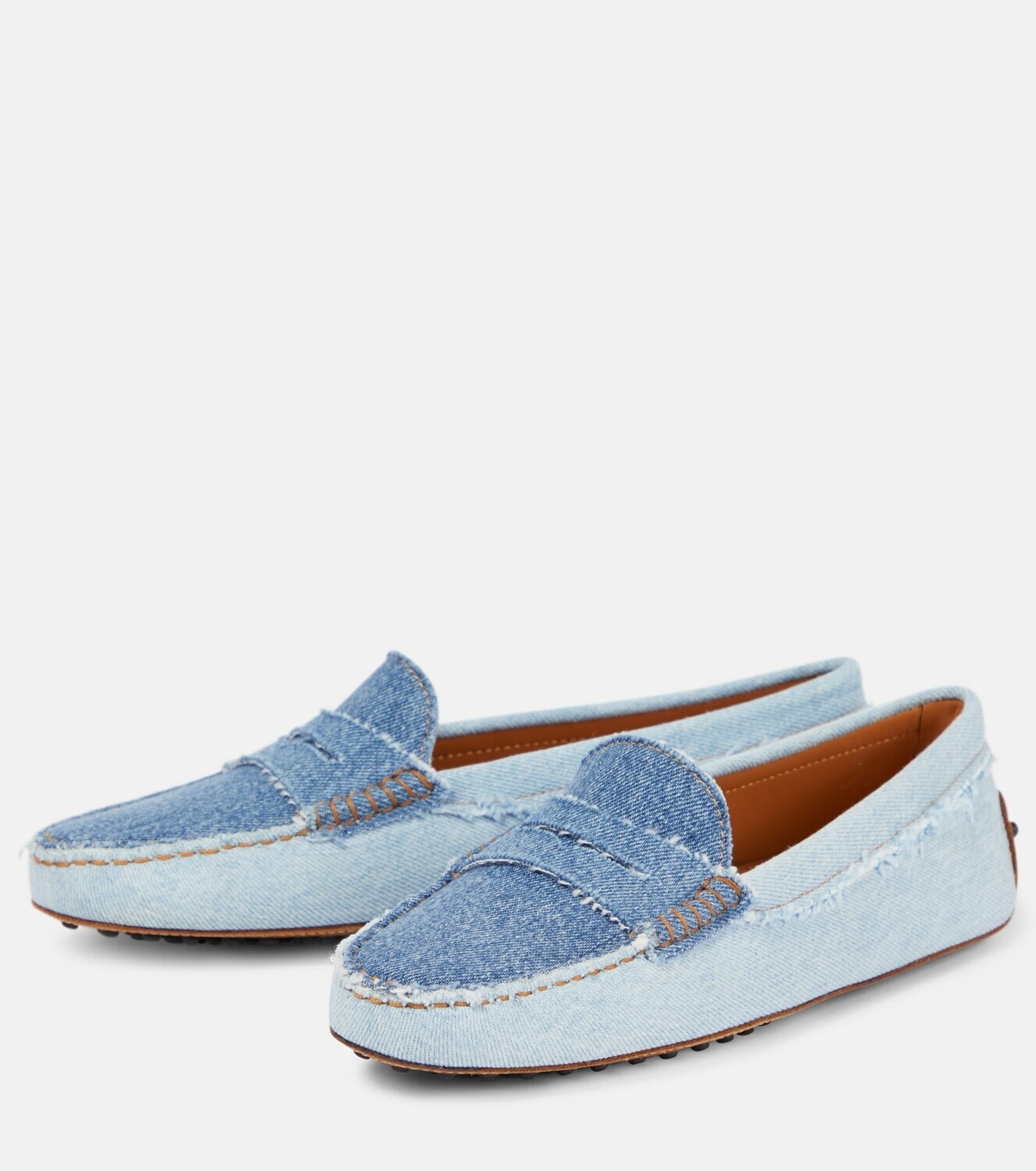 Tod's - Gommino denim loafers