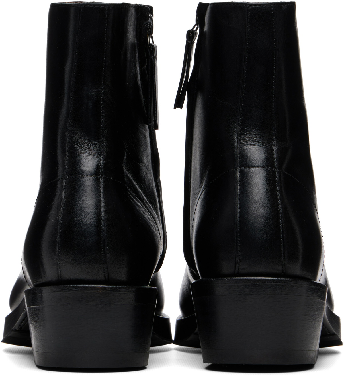 Second/Layer Black Charro Boots