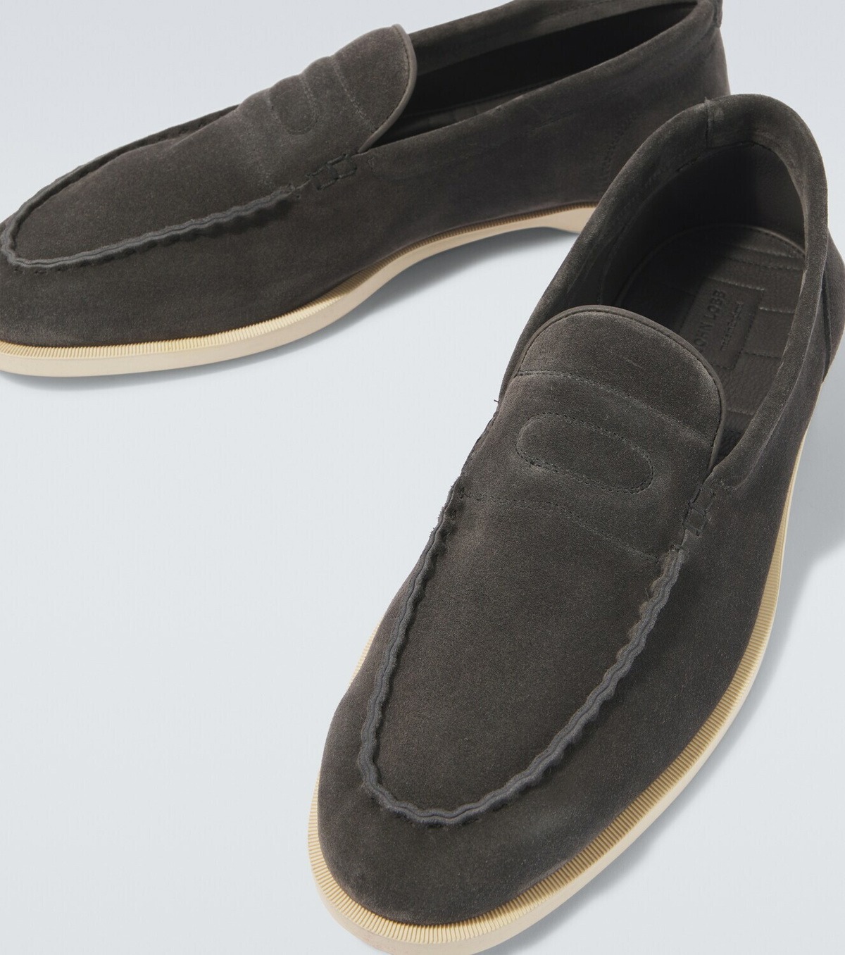 John Lobb Pace suede loafers