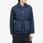 Craig Green Men's Quilted Worker Jacket in Navy
