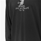 Maharishi Men's Long Sleeve Sak Yant Tiger T-Shirt in Black