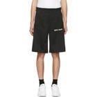 Palm Angels Black Track Shorts