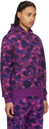 BAPE Purple Color Camo Hoodie
