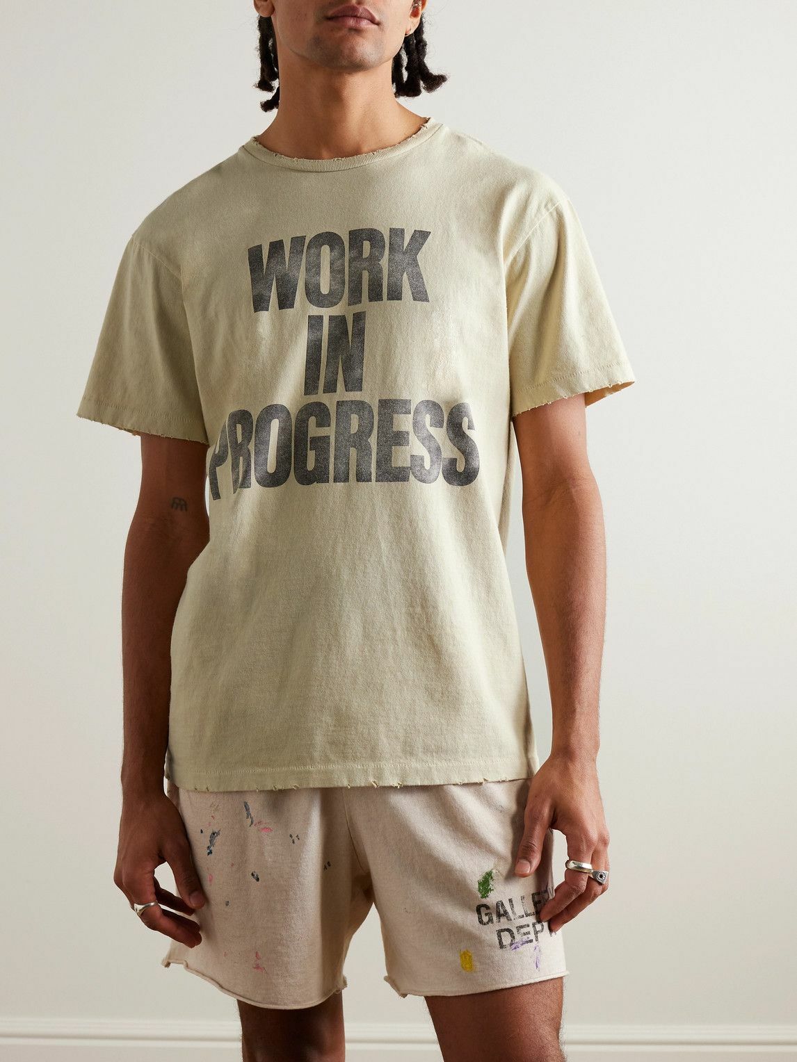 Gallery Dept. - Work In Progress Distressed Printed Cotton