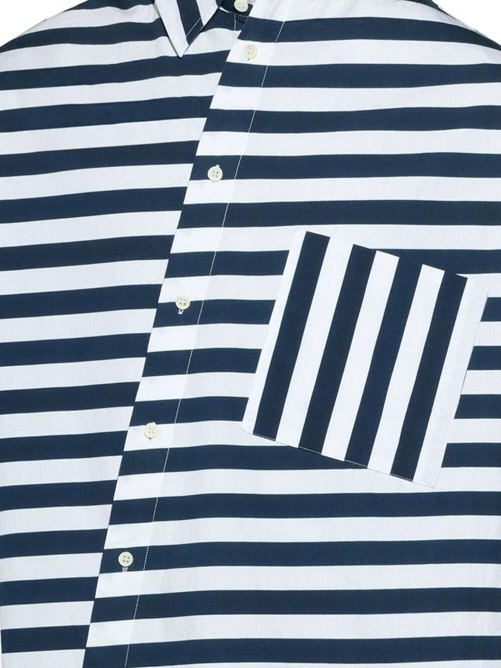 Tシャツ・カットソー JACQUEMUS 'La chemise Pablo' shirt (24E243SH0621333 990) Jacquemus La Chemise Pablo Asymmetric Button-Up Shirt