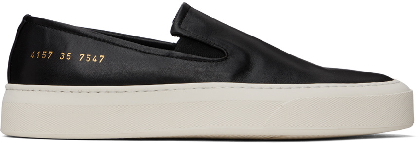 Common Projects Black Slip-On Sneakers