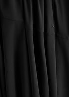 High Maybe Appliquéd Stretch-jersey Midi Dress Black