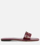 Tom Ford Julianne croc-effect leather slides