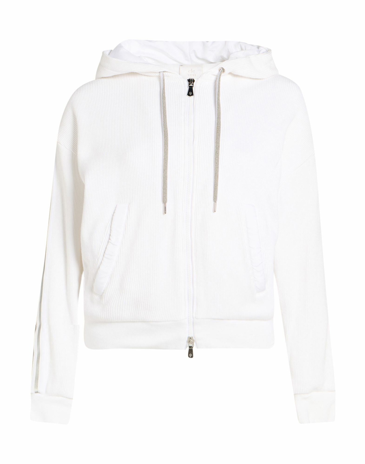 Eleventy Womens Sweatshirt in White