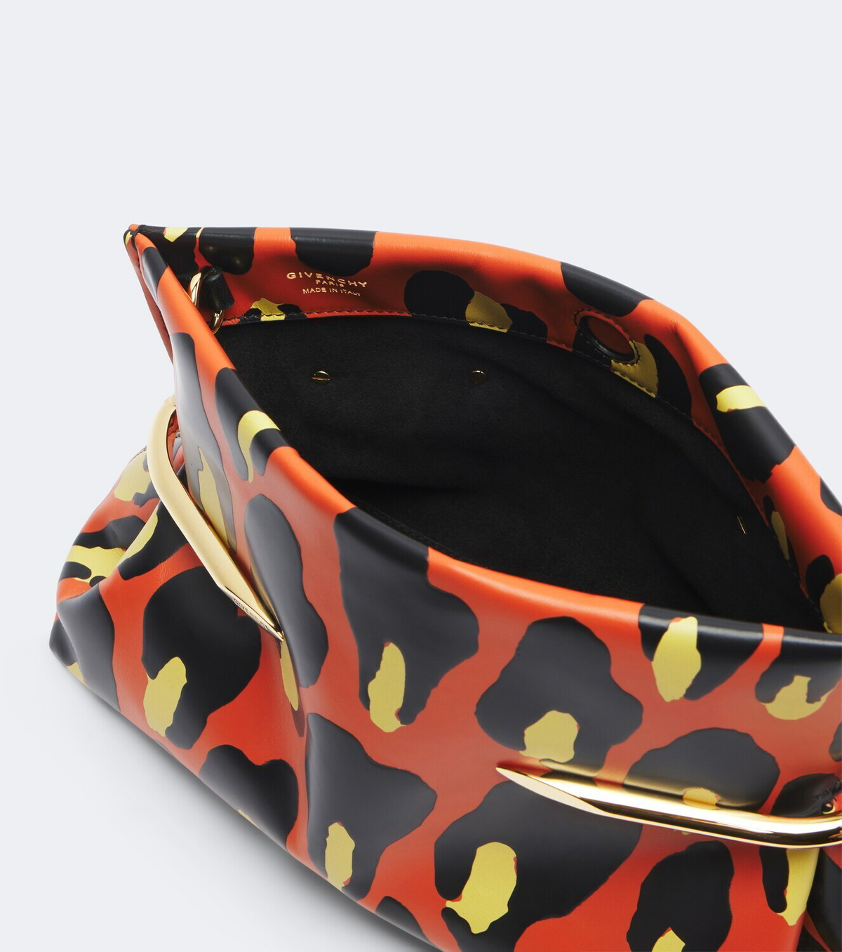 Givenchy Pinch Soft leopard-print leather clutch