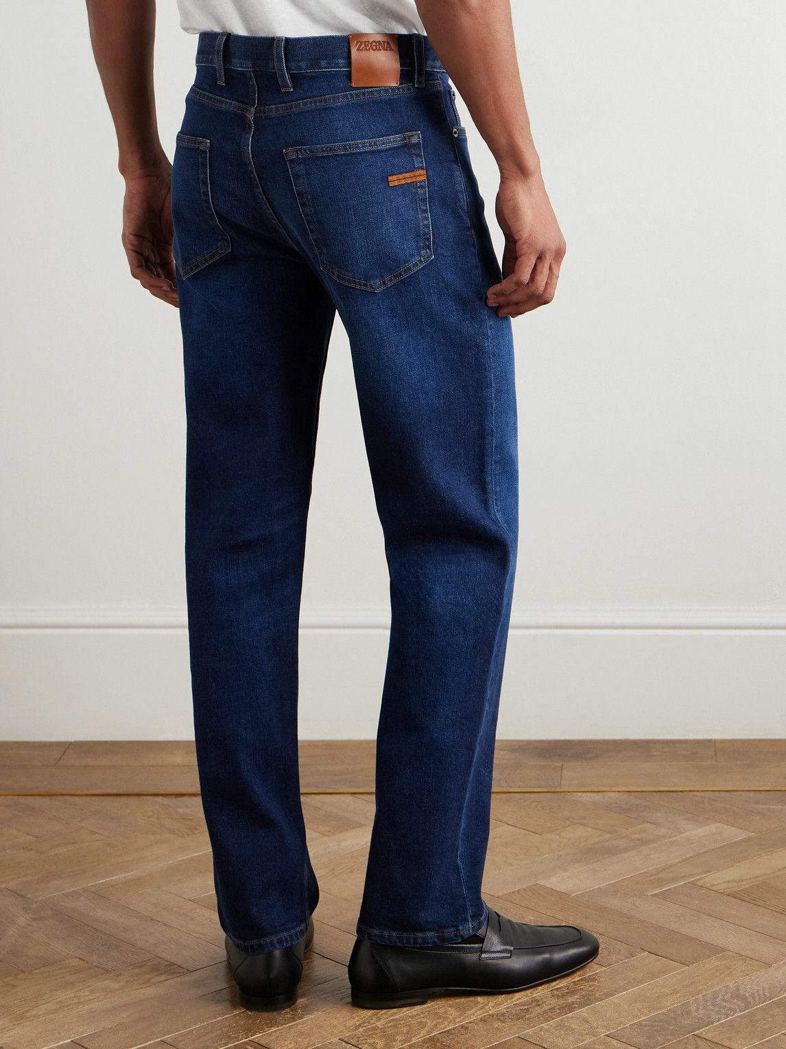 Zegna - Roccia Straight-Leg Stretch Jeans - Blue