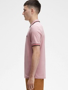 Fred Perry Polo Shirt Pink   Mens