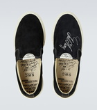 Junya Watanabe - Junya Watanabe MAN x Stepney Workers Club suede sneakers