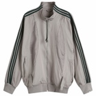 Adidas x SFTM Jacket in Dove Grey/Collegiate Green