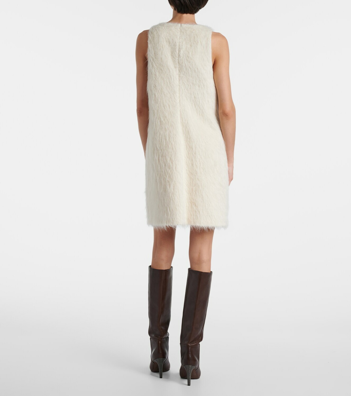 Brunello Cucinelli Alpaca wool-blend minidress