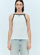 Courrèges Buckle Contrast Tank Top