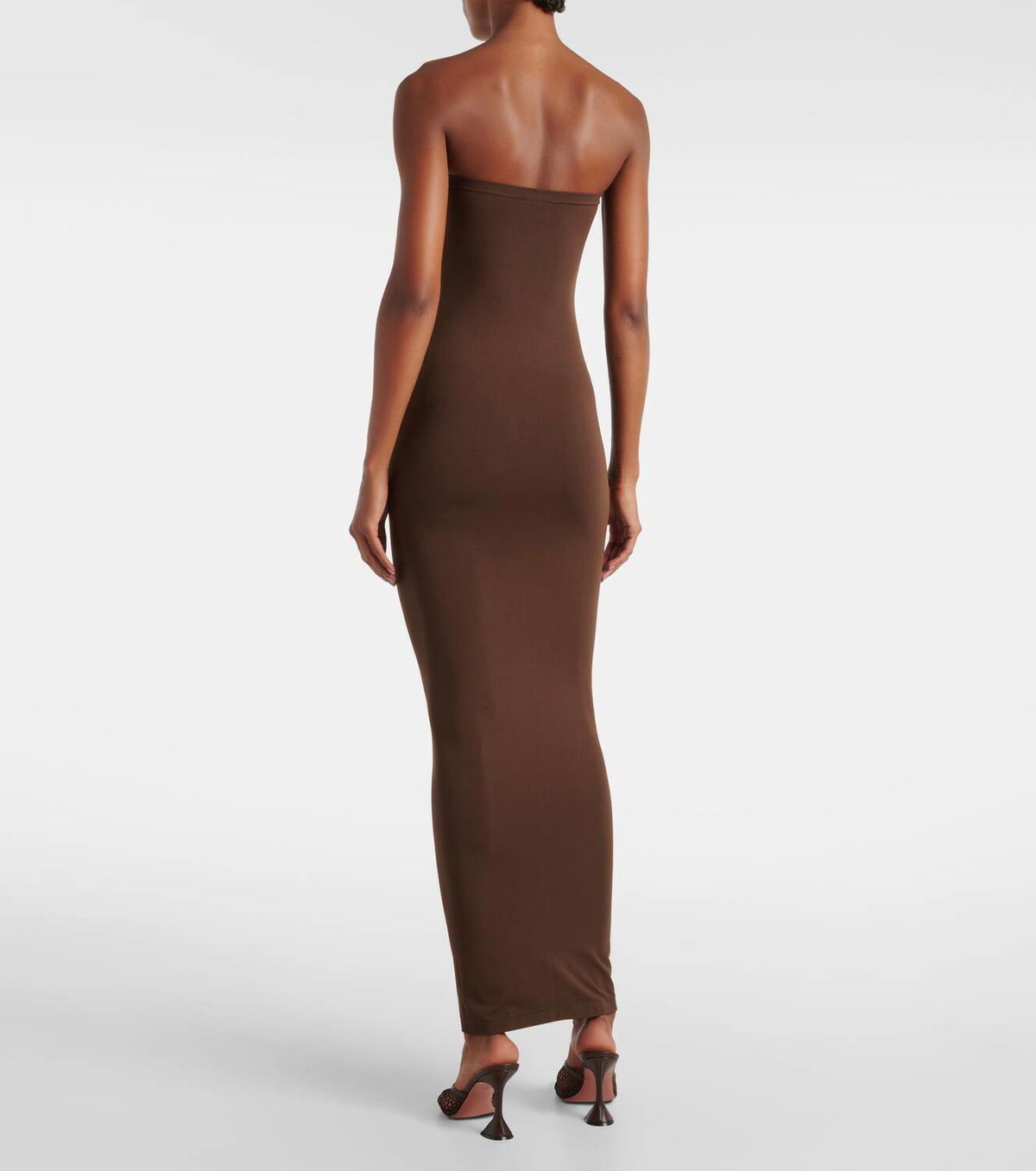black long sleeve dress knit HAL BLACK LONG SLEEVE MIDI DRESS – DISSH