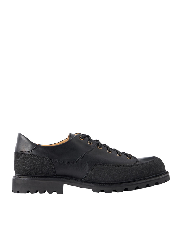 Photo: MORJAS - The Hybrid Hiker Full-Grain Leather Boots - Black