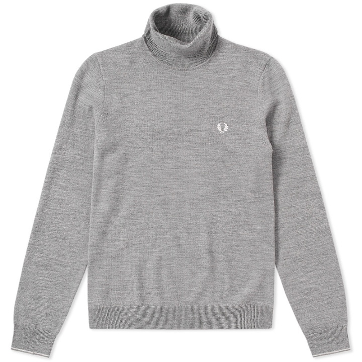 Photo: Fred Perry Classic Merino Roll Neck Knit
